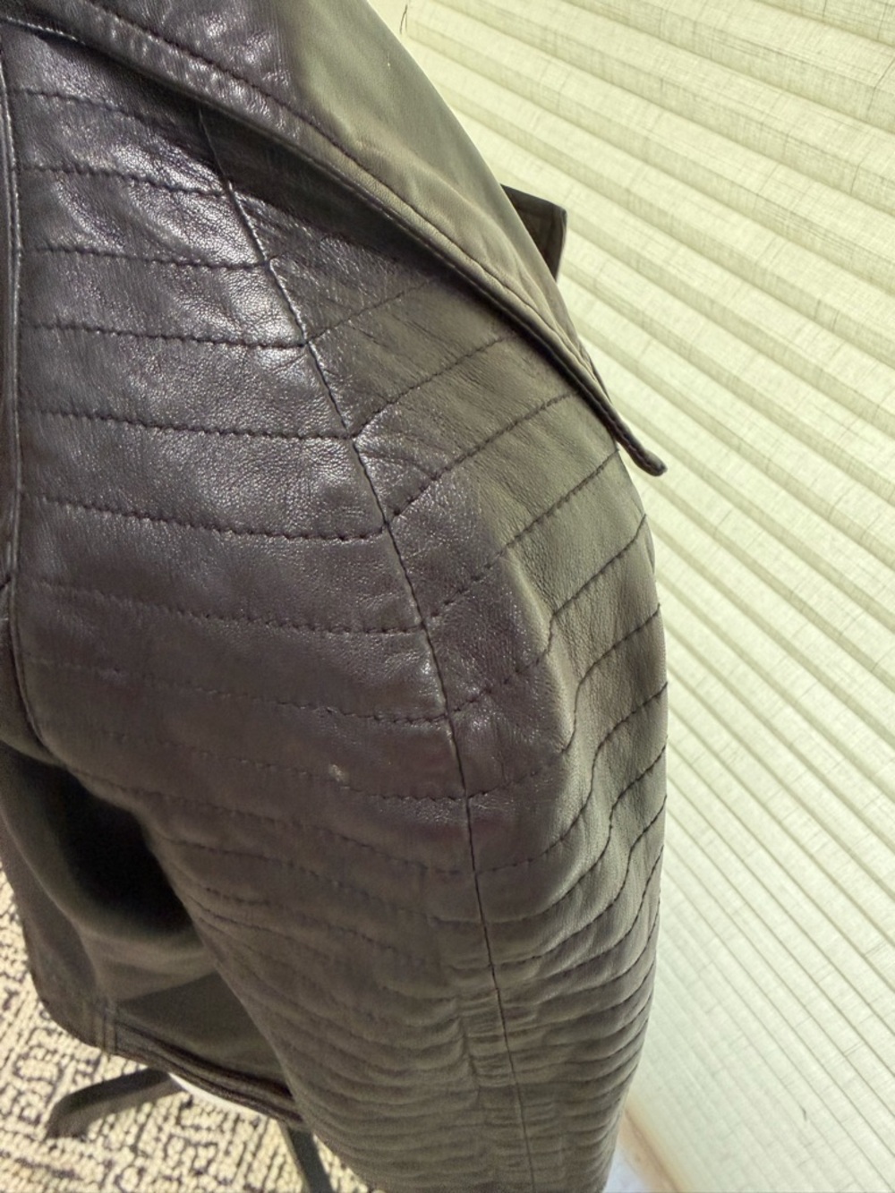 BB Dakota Black Quilted Moto Jacket - Women's - Picture 5 of 6